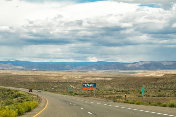 Monticello, Utah - June 25, 2025: Information sign entering Valley of the Gods park, BLM public land