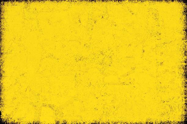 istock Yellow grunge background. Old paint texture 1140495133