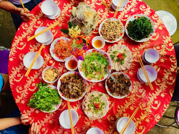 Vietnamese traditional meal
