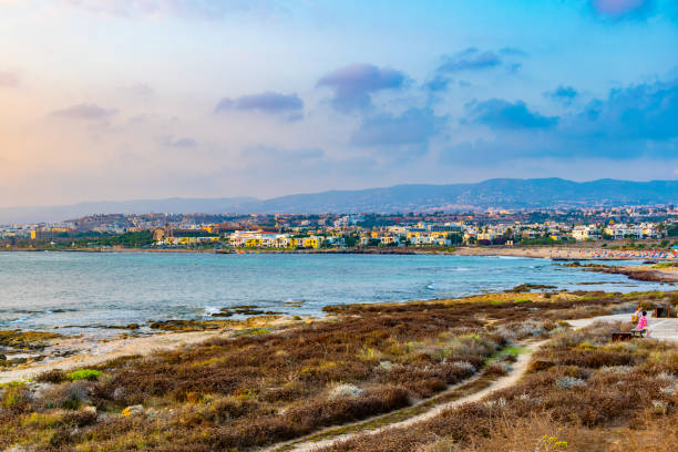 istock Sunset view of Paphos on Cyprus 1140497561