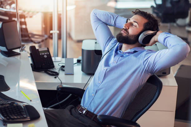 istock Young business man working at the office 1140500430