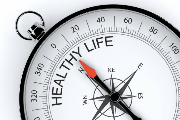 istock Compass Arrow Pointing to Healthy Life 1140504592