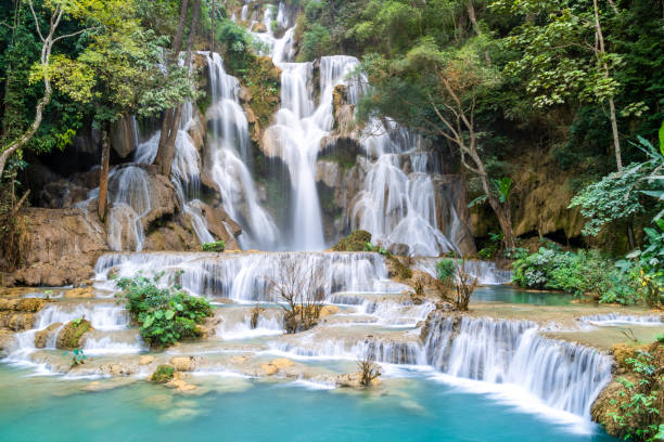 istock Kuang Si Waterfalls at Luang Prabang , Laos. 1140504666