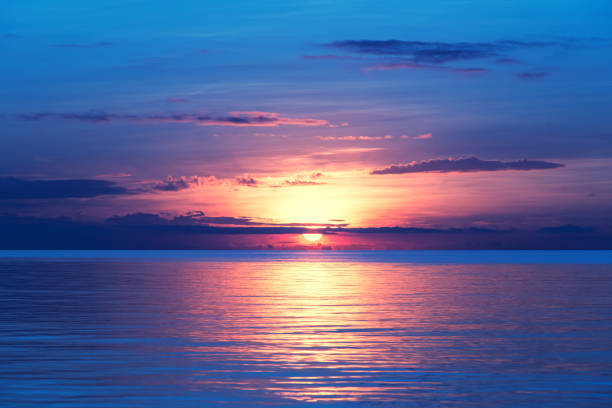 Sunrise over the sea