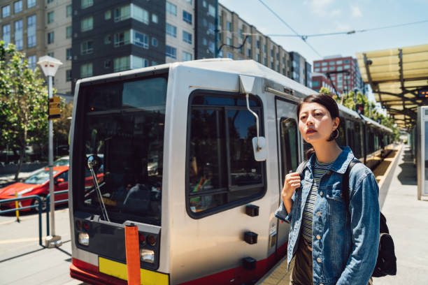 istock young office lady standing on outdoor platform 1140513530