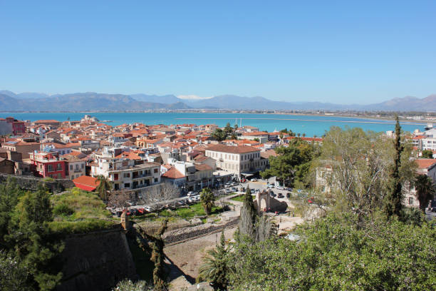 istock Nafplio aerial panoramic view from Palamidi fortress in Greece 1140515812