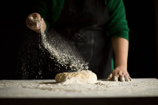 istock Kneading Loaf of Bread with Hands 1140515815