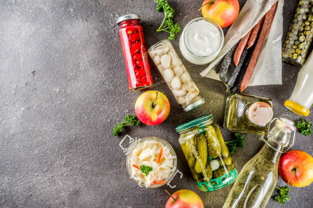 istock Assortment of various fermented food 1140516325