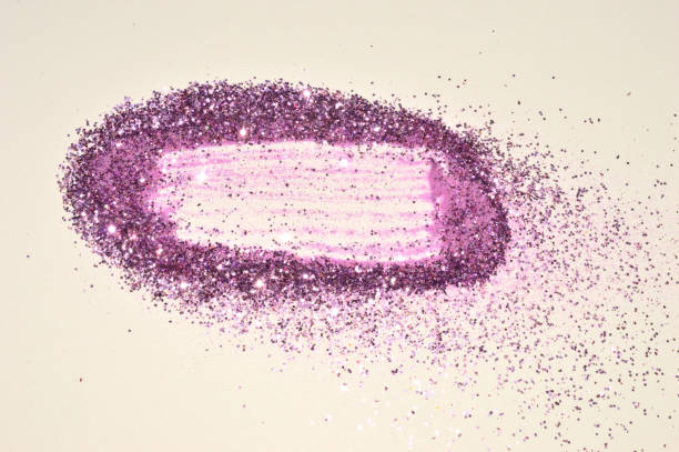 istock Abstract frame of purple glitter. Background, border for design 1140518102