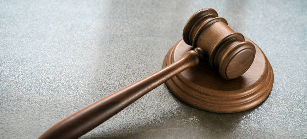 istock Law and Justice Concept Image, Grey stone background 1140522247