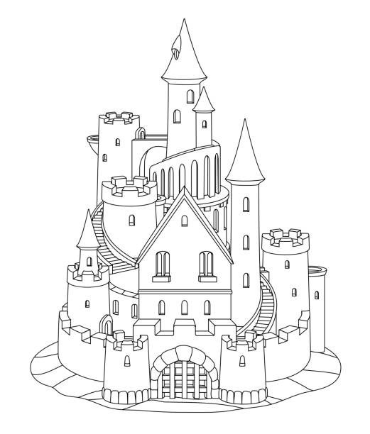Castillos Para Colorear - Banco de fotos e imágenes de stock - iStock Castillos Para Colorear - Banco de fotos e imágenes de stock - iStock