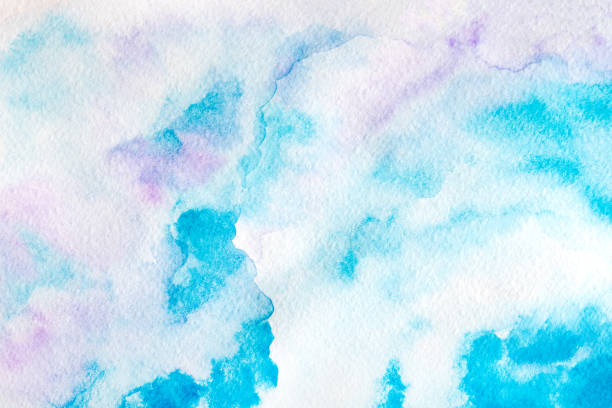 istock colorful watercolor background. hand painted by brush 1140523720