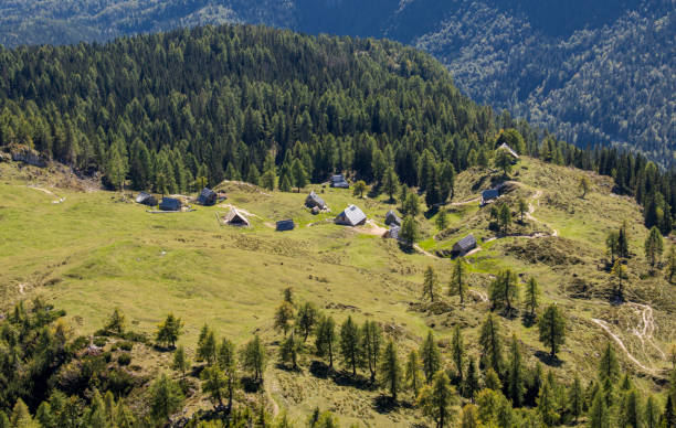 istock mountain pasture Krstenica from near by hill 1140526455