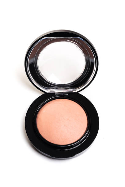 istock eye shadow, blush, powder, sculptor in a pack on a white background. Isolated on white. - Image 1140529345