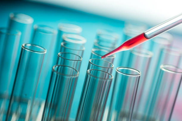 istock Close-Up Of Test Tubes At Laboratory 1140530446