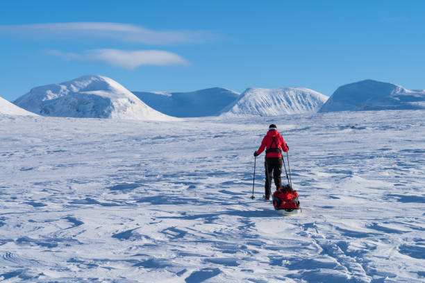 istock Cross-county skiing in Lapland 1140534536