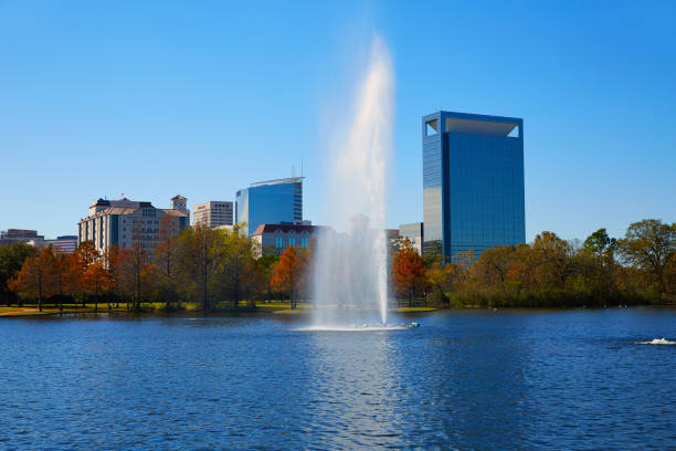istock Houston Hermann park Mcgovern lake 1140536466