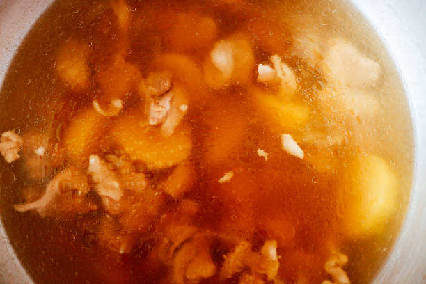 istock delicious Thai chicken soup 1140536486