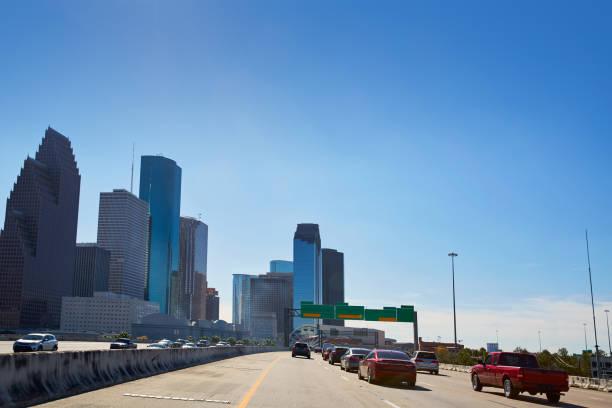 istock Houston city skyline from west Texas US 1140537444