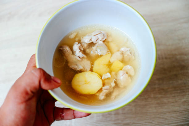 istock delicious Thai chicken soup 1140540590