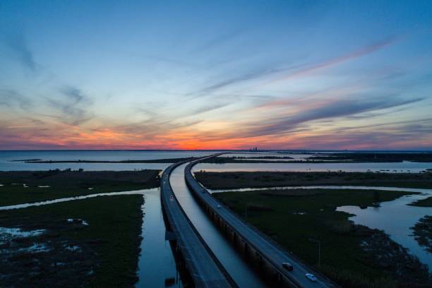 istock Sunset over Mobile Bay on the Alabama Gulf Coast 1140542434