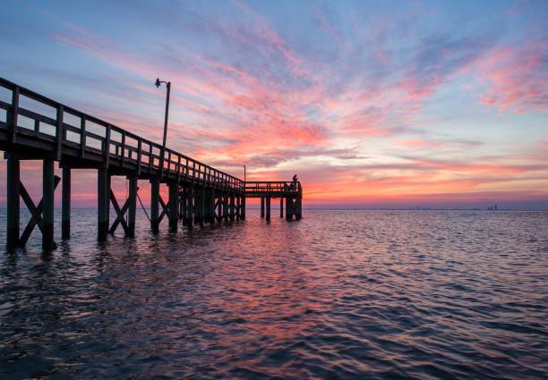 istock Sunset over Mobile Bay on the Alabama Gulf Coast 1140542435