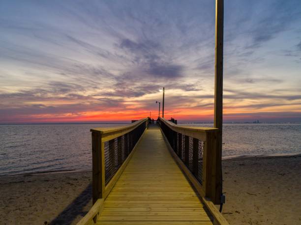 istock Sunset over Mobile Bay on the Alabama Gulf Coast 1140542586