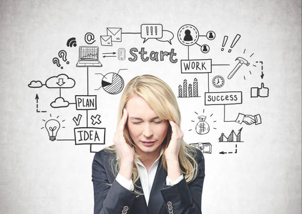 istock Woman thinking hard about startup 1140550934