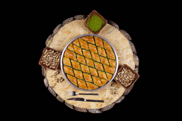 Gaziantep baklava with pistachio