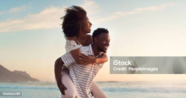 Journeying Beyond The Norm With My Love Stock Photo - Download Image Now - Couple - Relationship, African Ethnicity, Beach