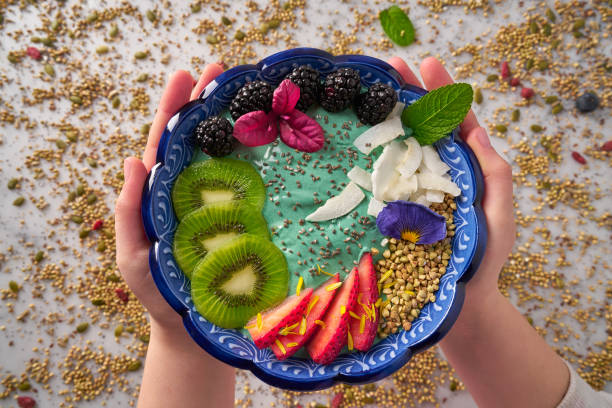 istock Acai bowl smoothie kiwi blackberry strawberry 1140556736