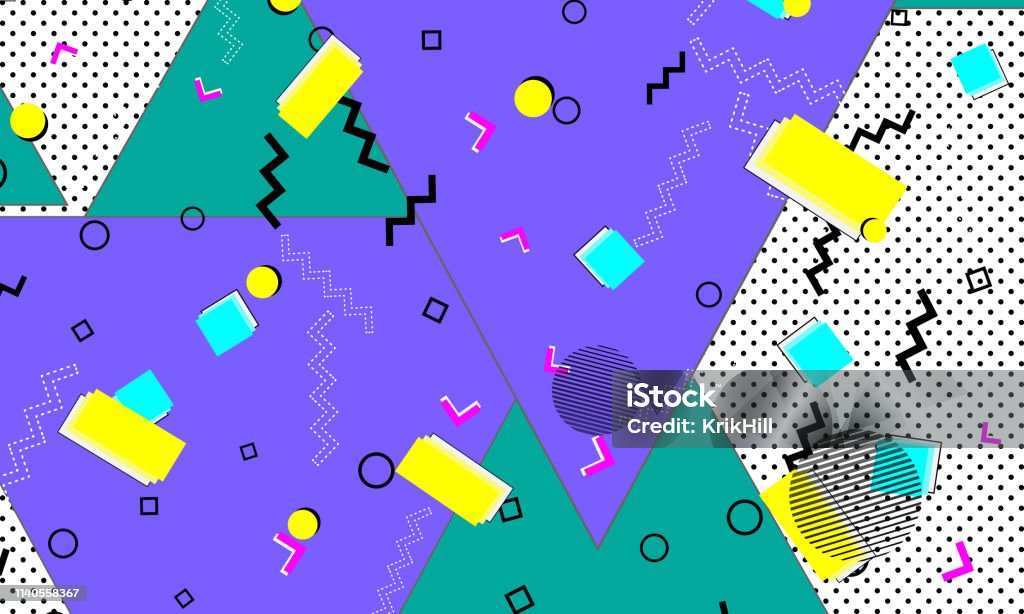 Pop Art Color Background Retro Pattern Stock Illustration - Download ...