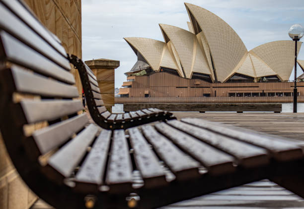 teatro dell'opera di sydney - sydney opera house sydney australia opera house bridge foto e immagini stock