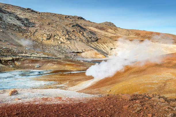 istock Volcanic thermal area Krysuvik in South-west Iceland 1140569636