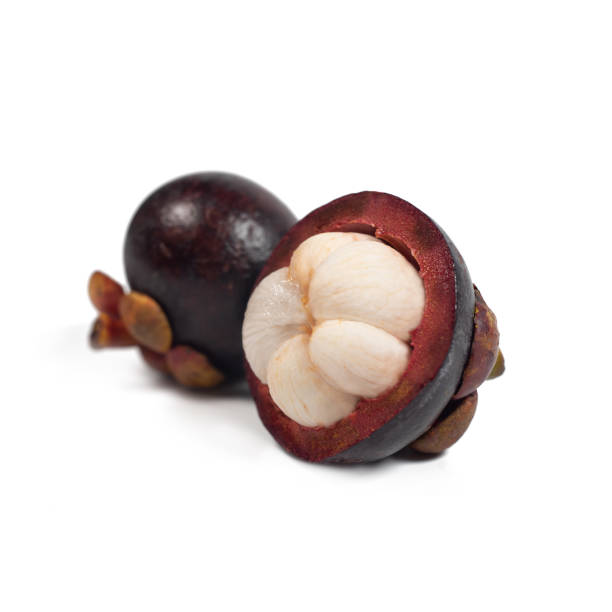 istock ripe mangosteen isolated on white background 1140586849