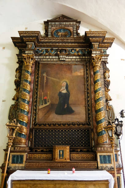 istock Interiors of catholic church (chiesa di San Giovanni Battista). 1140589143