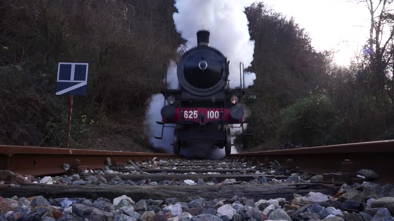 Old steam train