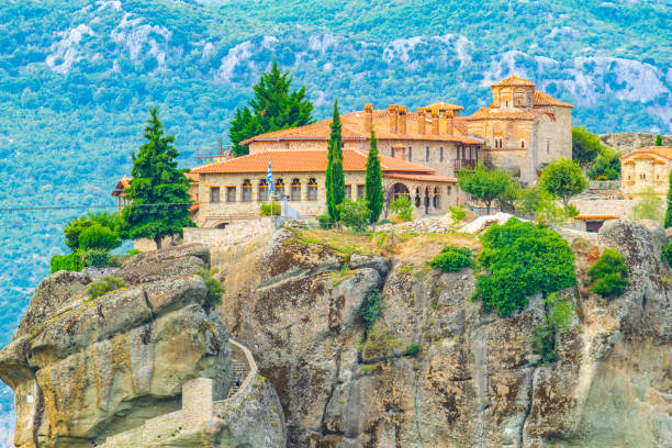 istock Holy trinity monastery of Meteora, Greece 1140590368