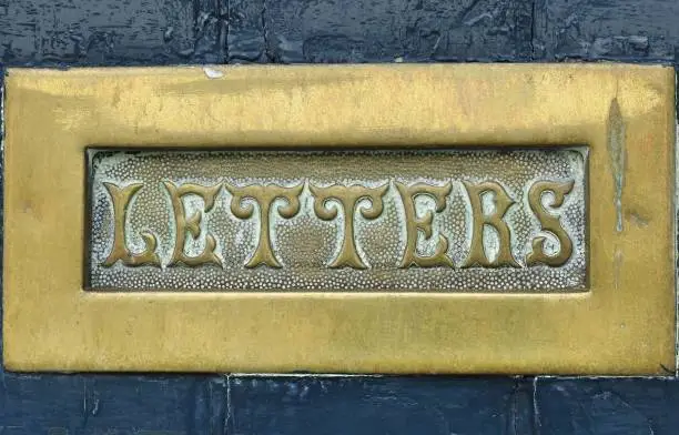 Photo of Brass letterbox
