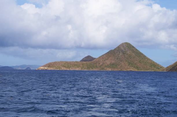 istock Idyllic tropical island in British Virgin Islands. 1140592730