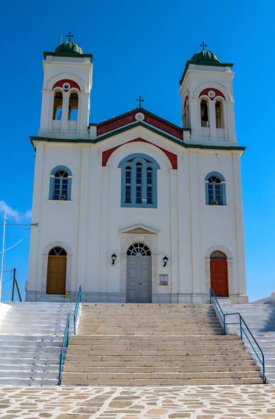 istock Church in Naoussa, Paros, Cycladic Islands, Greece 1140595525