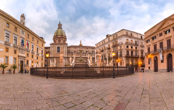 istock Praetorian Fountain, Palermo, Sicily, Italy 1140600549