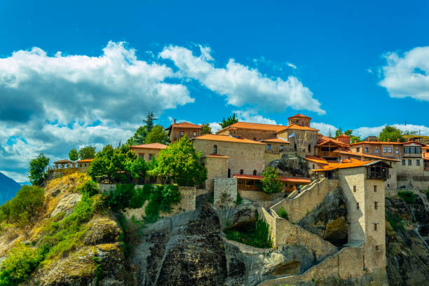 istock Great meteor monastery at Meteora, Greece 1140602461