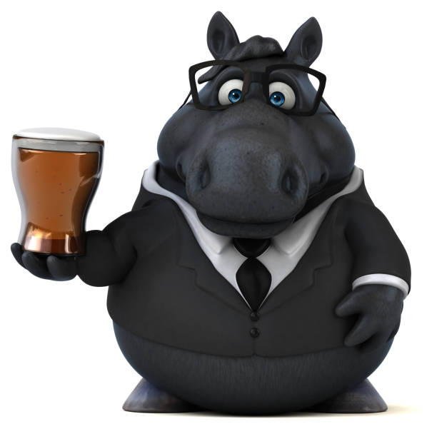 istock Fun horse - 3D Illustration 1140602834