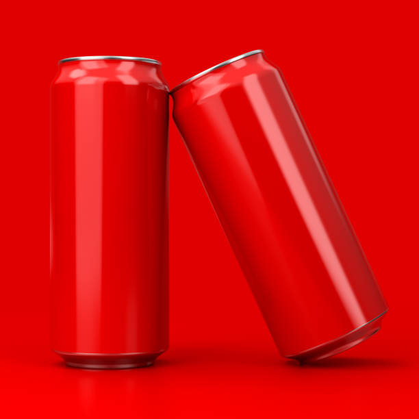 istock Aluminum Red Soda Can 1140607147