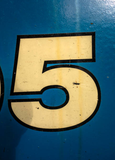 istock Written Wording in Distressed State Typography Found Number 5 1140607821