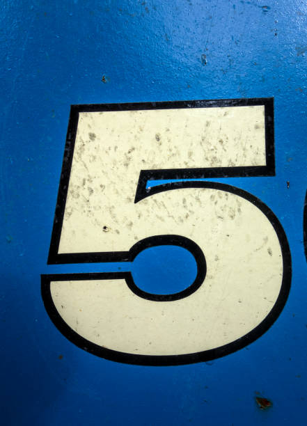 istock Written Wording in Distressed State Typography Found Number 5 1140608182