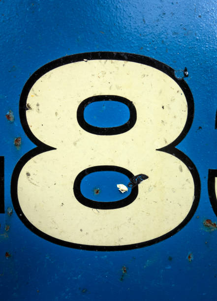 istock Written Wording in Distressed State Typography Found Number 8 1140608572