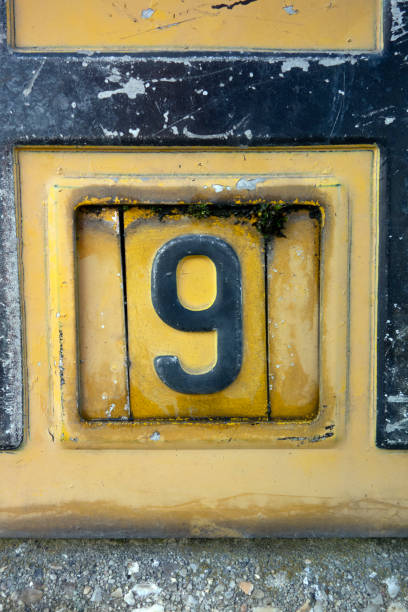 istock Written Wording in Distressed State Typography Found Number 9 1140608574