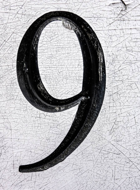 istock Written Wording in Distressed State Typography Found Number 9 1140608659